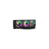 nox nxhummerm360argb sistema de refrigeración para ordenador procesador sistema de refrigeración lí­quida todo en uno 12 cm negr