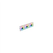pack 3 ventiladores mars gaming mf-linkfinitykit/ 12cm/ argb/ blancos