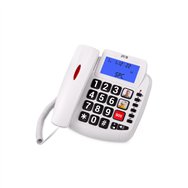 spc comfort volume 2 teléfono analógico identificador de llamadas blanco
