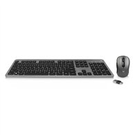 ewent ew3272 teclado ratón incluido rf inalámbrico qwerty español negro