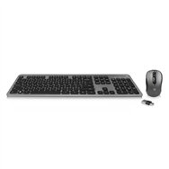ewent ew3272 teclado ratón incluido rf inalámbrico qwerty español negro