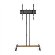 aisens soporte de suelo eco con rueda para monitor/tv 35kg de 32-55, negro