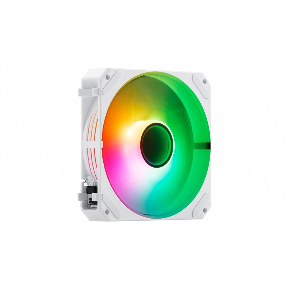 abysm arclight 2.0 argb carcasa del ordenador ventilador 12 cm blanco 3 pieza(s)