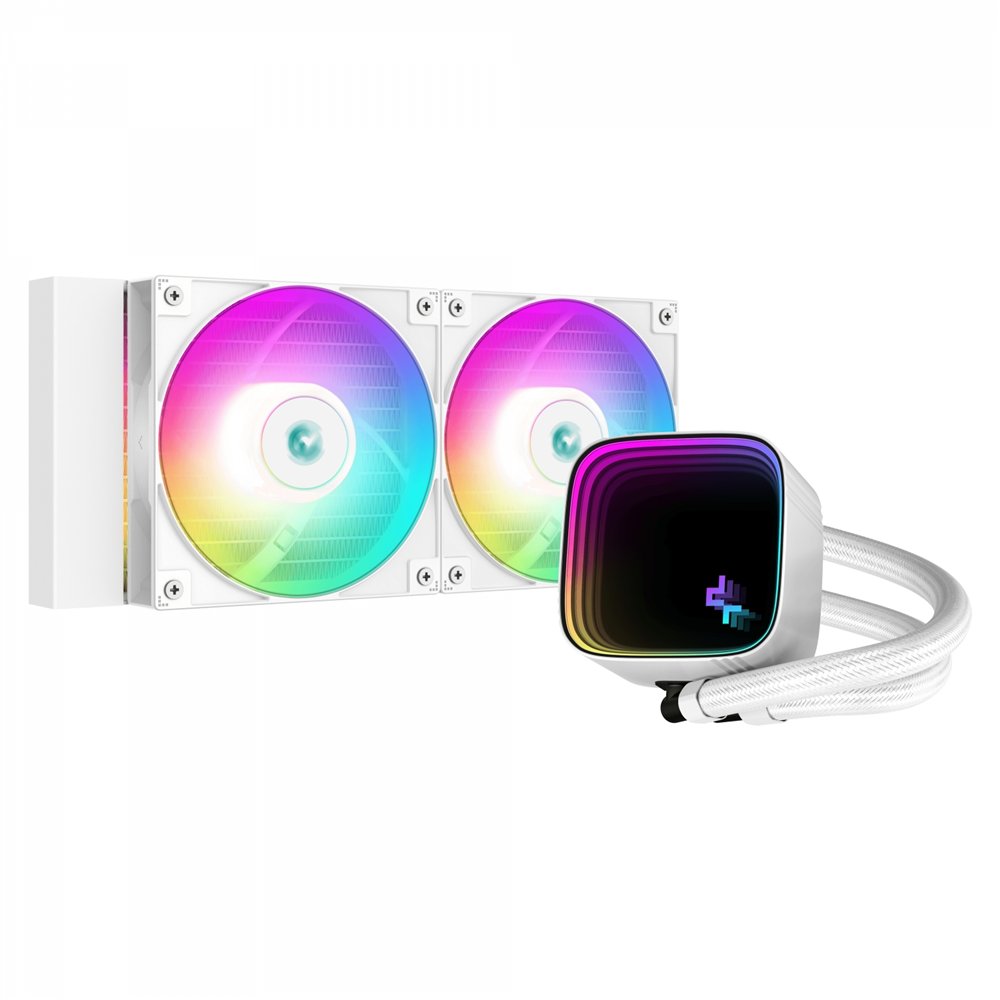 deepcool ls520 se wh procesador sistema de refrigeración lí­quida todo en uno 12 cm blanco 1 pieza(s)