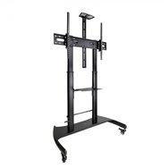 tooq ares soporte de suelo con ruedas con regulación de altura para pantallas 60"-100"