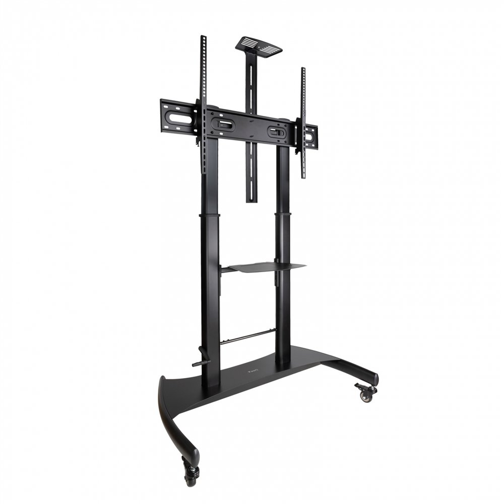 tooq ares soporte de suelo con ruedas con regulación de altura para pantallas 60"-100"