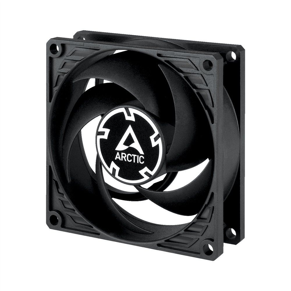 arctic p8 max carcasa del ordenador ventilador 8 cm negro 1 pieza(s)