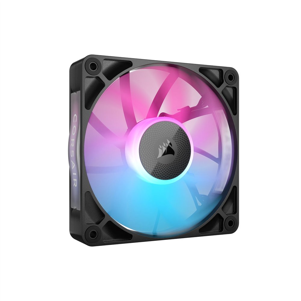 corsair icue link rx120 rgb carcasa del ordenador ventilador 12 cm negro 1 pieza(s)