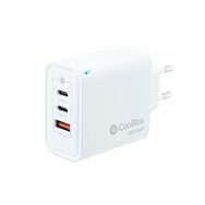 coolbox cargador usb 65w con tecnología gan