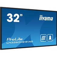 iiyama lh3260hs-b1ag pantalla de señalización pizarra de caballete digital 80 cm (31.5") led wifi 500 cd / m² full hd negro proc