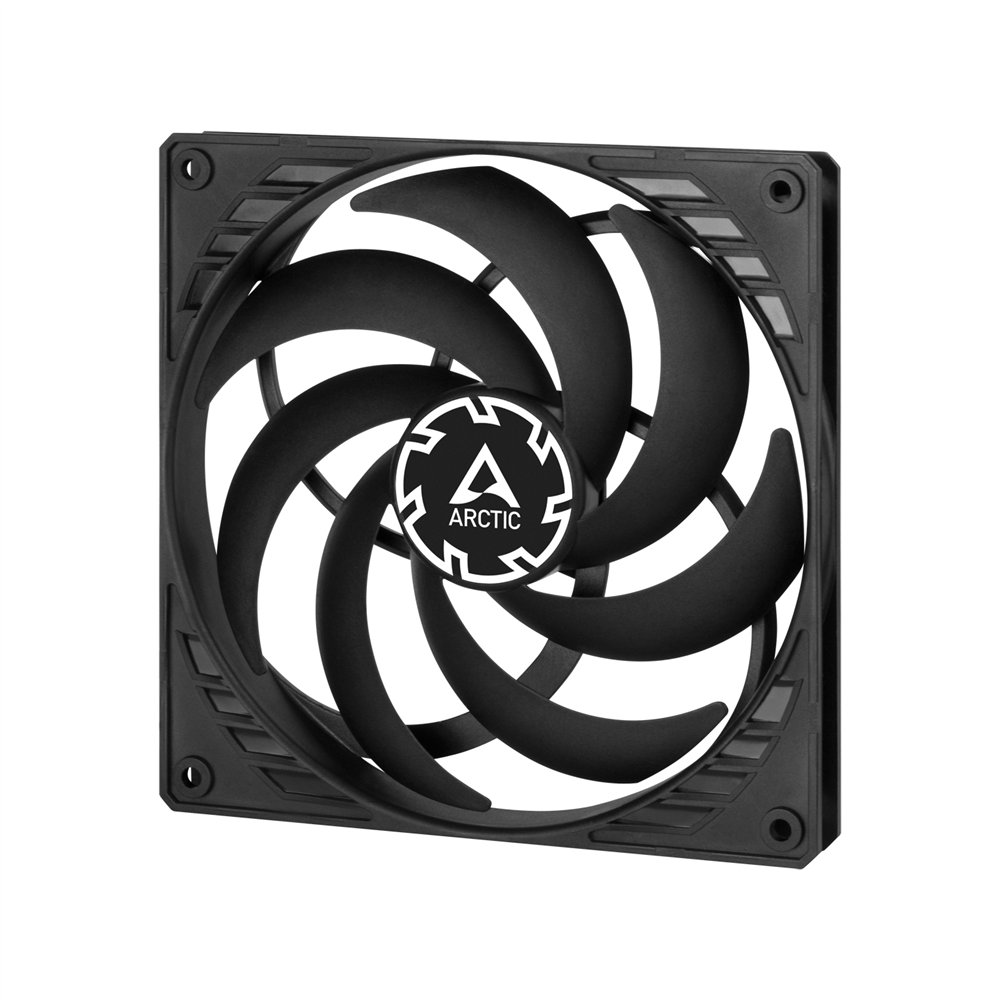 arctic p14 slim pwm pst carcasa del ordenador ventilador 14 cm negro 1 pieza(s)