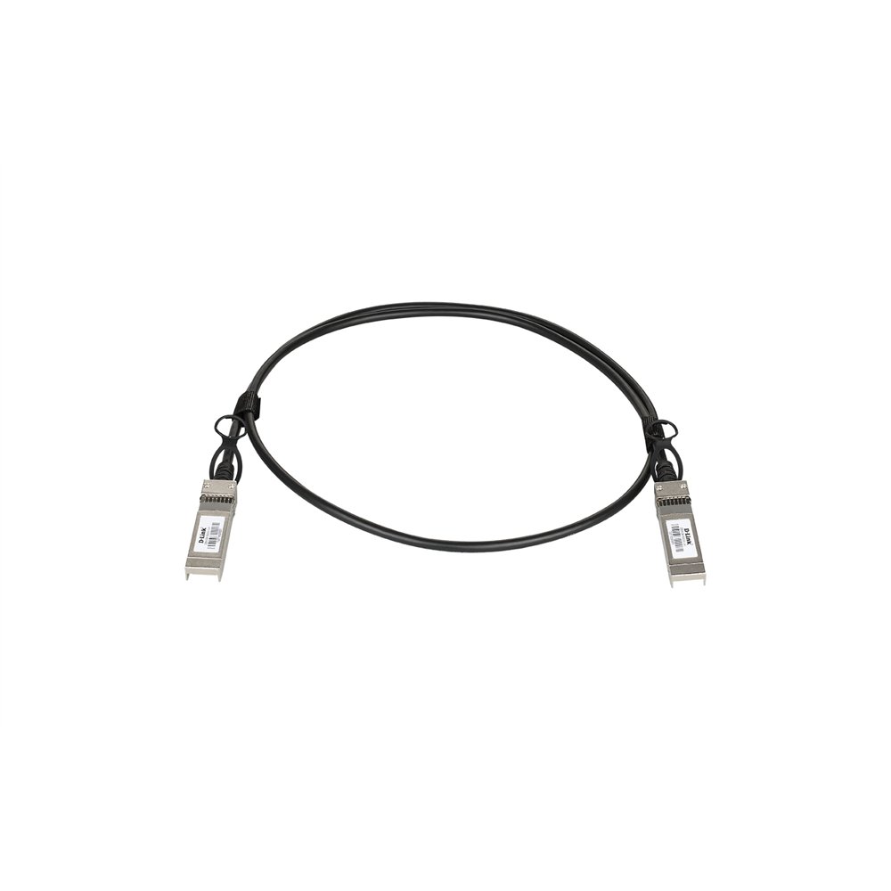 d-link dem-cb100s28 cable de fibra óptica e infiniband 1 m sfp28 negro, plata