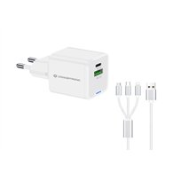 conceptronic althea16w cargador de dispositivo móvil universal blanco corriente alterna carga rápida interior