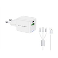 conceptronic althea16w cargador de dispositivo móvil universal blanco corriente alterna carga rápida interior