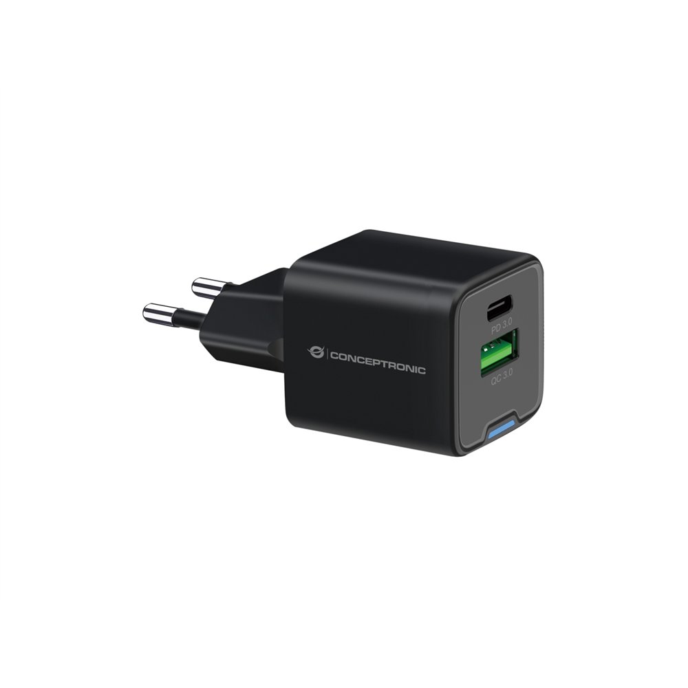 conceptronic althea15b cargador de dispositivo móvil universal negro corriente alterna carga rápida interior