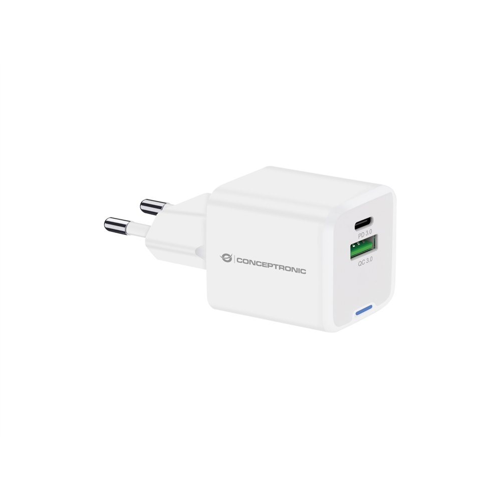 conceptronic althea15w cargador de dispositivo móvil universal blanco corriente alterna carga rápida interior
