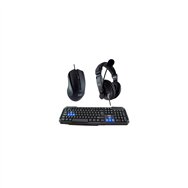 3go combodrileh2 teclado ratón incluido juego usb qwerty negro