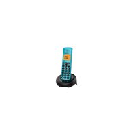 alcatel e160 teléfono dect identificador de llamadas negro, verde