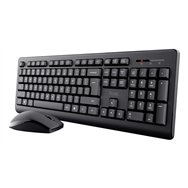 trust primo teclado ratón incluido oficina rf inalámbrico qwerty español negro