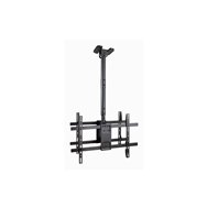 tooq soporte de techo para 2 pantallas 43"-86", negro