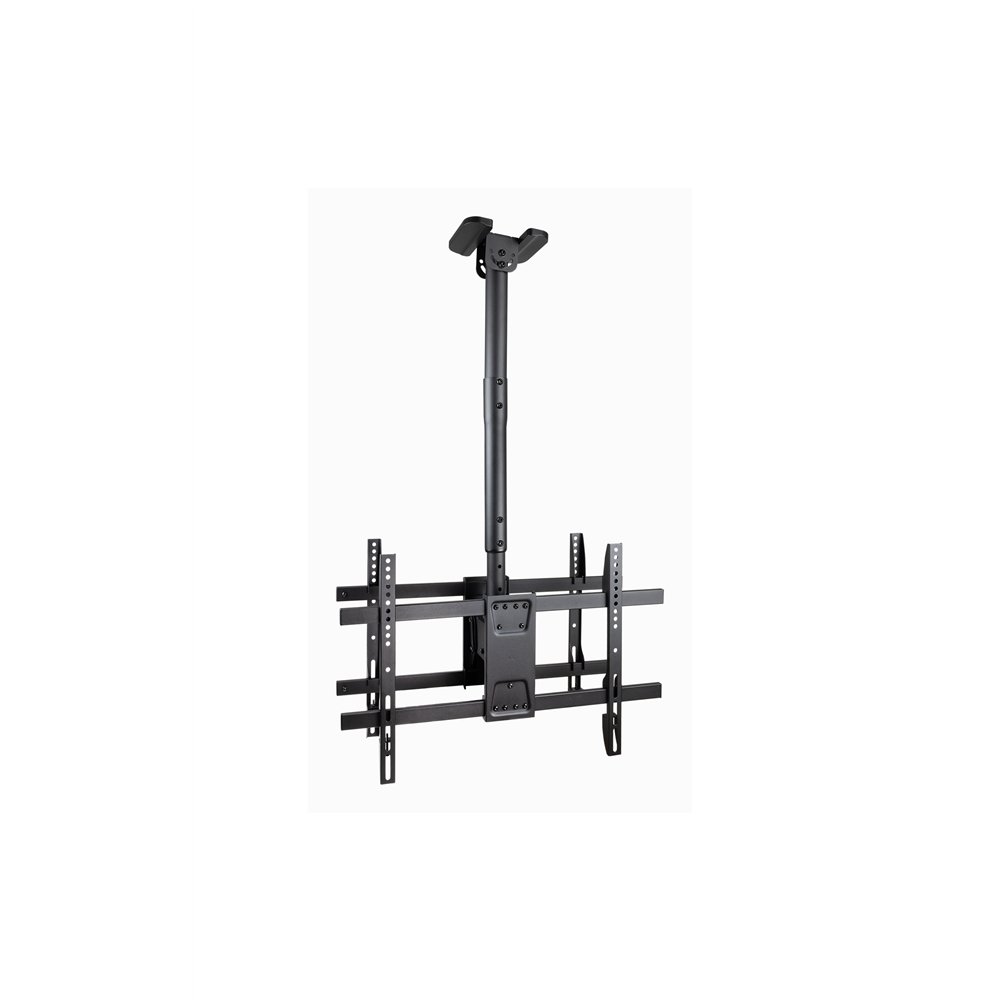 tooq soporte de techo para 2 pantallas 43"-86", negro
