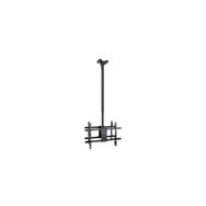 tooq soporte de techo para 2 pantallas 43"-86", negro