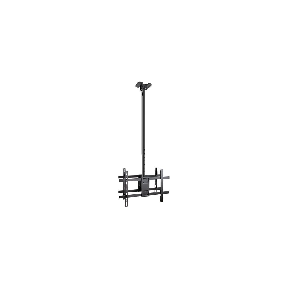 tooq soporte de techo para 2 pantallas 43"-86", negro