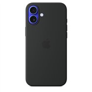 apple funda de silicona con magsafe para el iphone 16 plus - negro