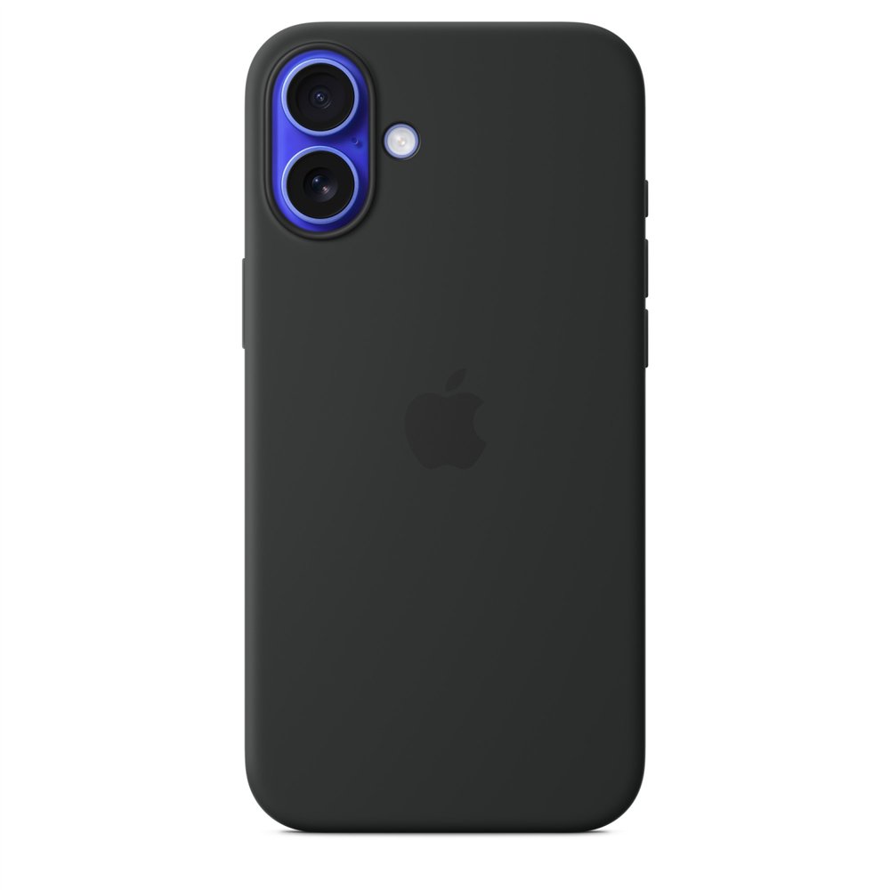 apple funda de silicona con magsafe para el iphone 16 plus - negro