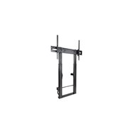 tooq lottus soporte de suelo/pared fijo con regulación de altura para pantallas 55"-100", negro