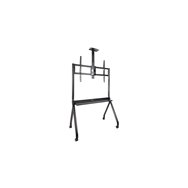 tooq istar soporte de suelo con ruedas para pantallas 55"- 100", negro