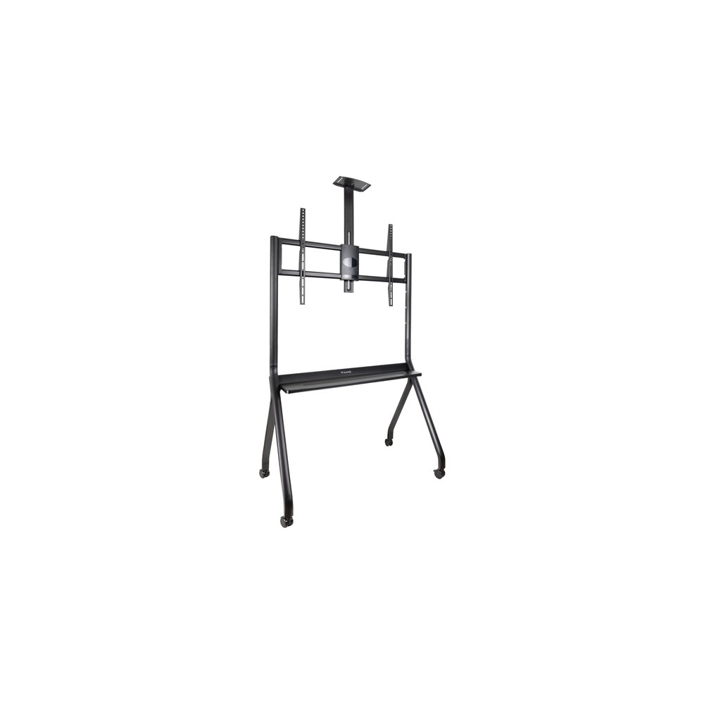 tooq istar soporte de suelo con ruedas para pantallas 55"- 100", negro