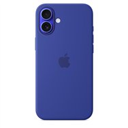 apple funda de silicona con magsafe para el iphone 16 plus - azul ultramar