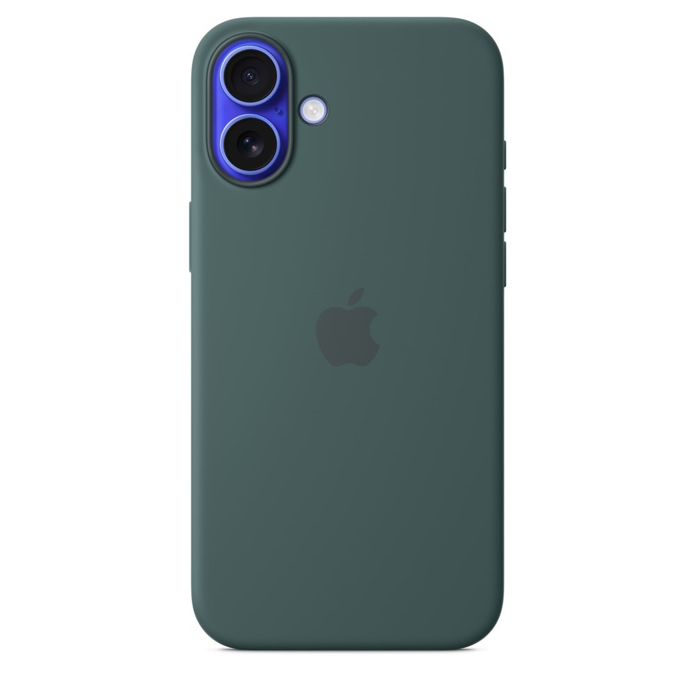 apple funda de silicona con magsafe para el iphone 16 plus - verde lago