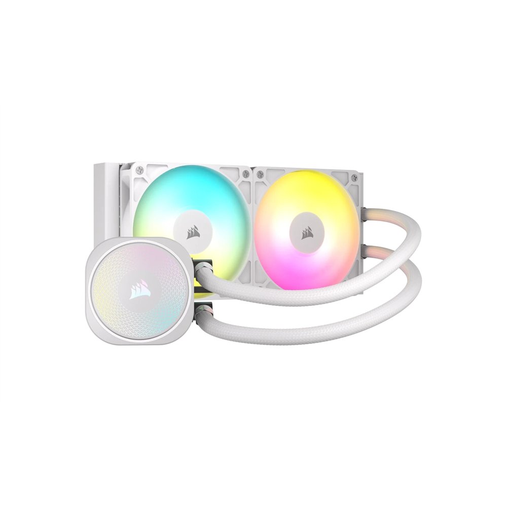 corsair nautilus 240 rs argb liquid procesador refrigerador de aire blanco 1 pieza(s)