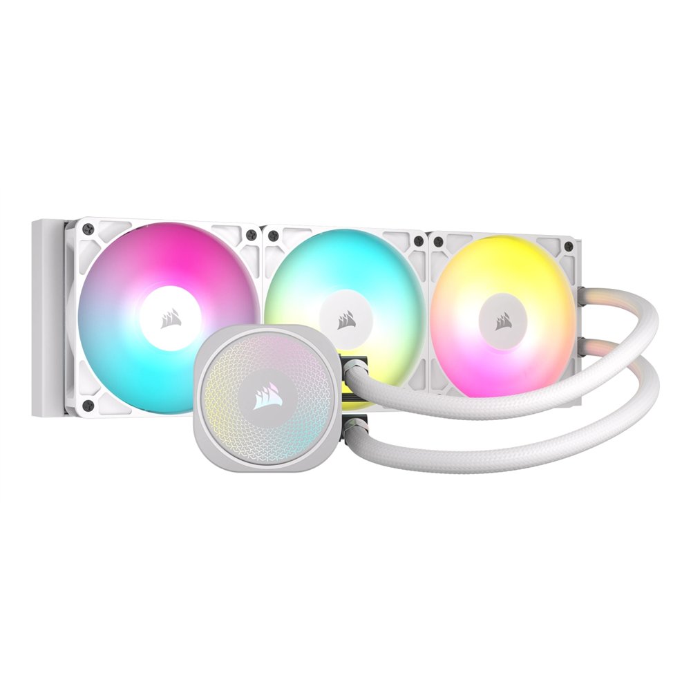 corsair nautilus 360 rs argb liquid procesador refrigerador de aire blanco 1 pieza(s)