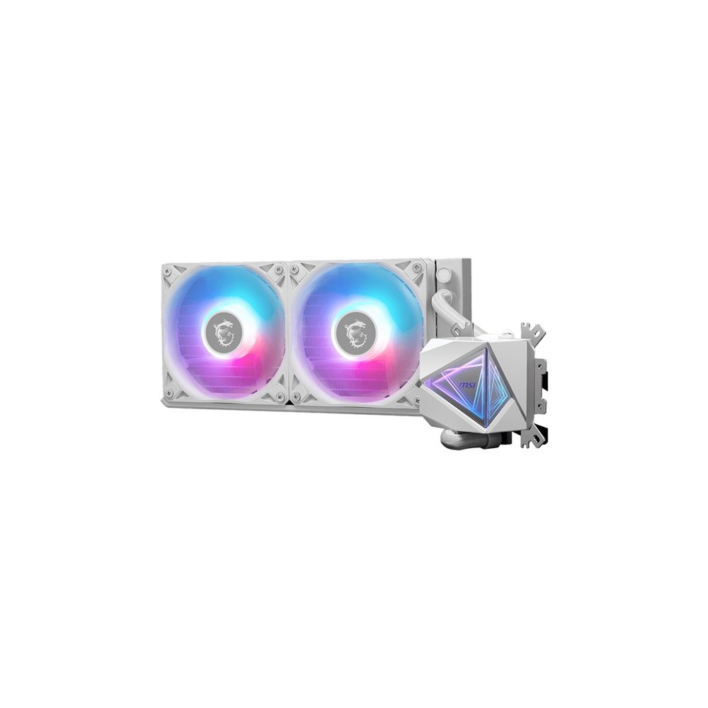msi mag coreliquid i240 procesador kit de refrigeración líquida 12 cm blanco 1 pieza(s)