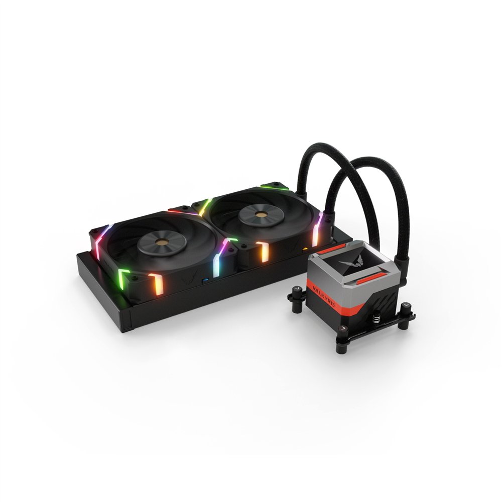 valkyrie vk-aiosy240b sistema de refrigeración para ordenador procesador sistema de refrigeración líquida todo en uno negro