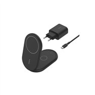 belkin boostcharge auriculares, smartphone negro usb cargador inalámbrico carga rápida interior