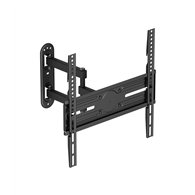 aisens soporte eco giratorio, inclinable y nivelable para monitor/tv 35kg de 32-65, negro