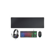 mars gaming mcp-rgb3, pack gaming teclado fixed rgb + ratón gaming rgb flow 3200 dpi + auriculares over-ear rgb + alfombrilla xx