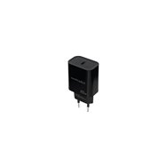 nanocable cargador usb-c pd 20w, negro