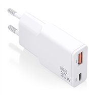 aisens asch-30w2p046-w cargador de dispositivo móvil cámara digital, mp3, mp4, teléfono móvil, navegante, portátil, consola de j