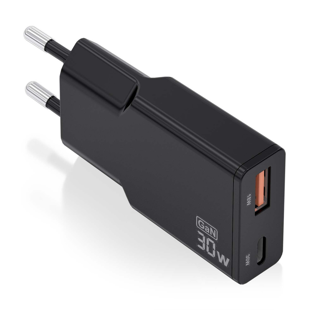 aisens asch-30w2p047-bk cargador de dispositivo móvil cámara digital, mp3, mp4, teléfono móvil, navegante, portátil, consola de 