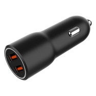 gembird ta-uc-a2qc36-car-01 cargador de dispositivo móvil teléfono móvil, smartphone negro encendedor de cigarrillos carga rápid