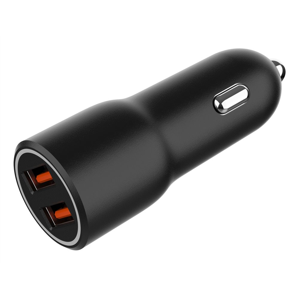 gembird ta-uc-a2qc36-car-01 cargador de dispositivo móvil teléfono móvil, smartphone negro encendedor de cigarrillos carga rápid