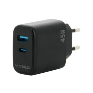mobilis 001363 cargador de dispositivo móvil universal negro corriente alterna auto