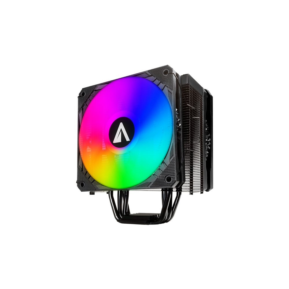 abysm aire snow iv argb procesador refrigerador de aire 12 cm negro 1 pieza(s)