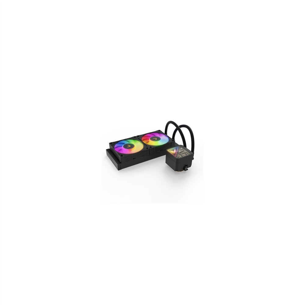 valkyrie v240 lite procesador sistema de refrigeración líquida todo en uno 24 cm negro