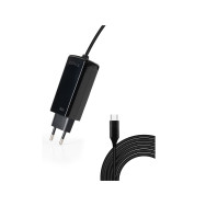 tooq cargador de portátil gan usb-c pd 100w, negro